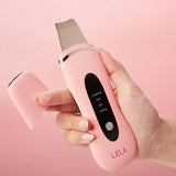 Spa Sciences LELA Ultrasonic Skin Scrubber Spatula Pink - Imperfect Box