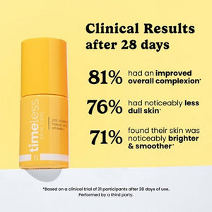 Timeless Skin Care Vitamin C and E Ferulic Acid Serum 4 fl oz - Missing Box