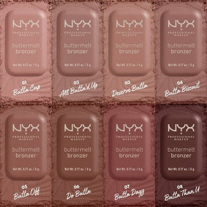 NYX Professional Makeup Buttermelt Bronzer 06 Do Butta (Deep Golden) 0.17oz - New