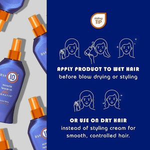 It's a 10 Miracle Leave-In Conditioner + Keratin 10 fl oz