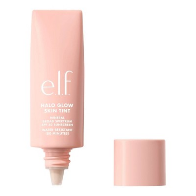 e.l.f. Halo Glow Skin Tint Light Coverage Foundation Mineral SPF 50 4 Light Neutral 1 fl oz - Imperfect Box
