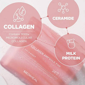 MEDIHEAL Collagen Ampoule Toner Pads 100ct - Missing Box