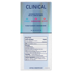 Secret Clinical Women's Deodorant Lavender & Jasmine 2.6oz - Imperfect Box