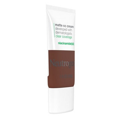 Neutrogena Clear Coverage Flawless Matte Color Correcting Cream 10.0 Sienna