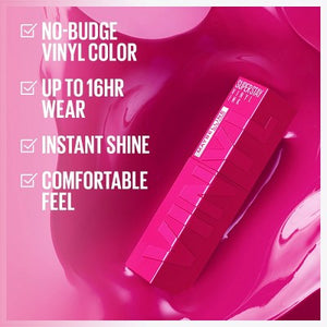 Maybelline Super Stay Vinyl Ink Liquid Lipstick 150 Striking 0.14 fl oz - New