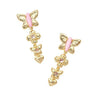 Kendra Scott Lily Mix 14K Gold Over Brass Linear Earrings