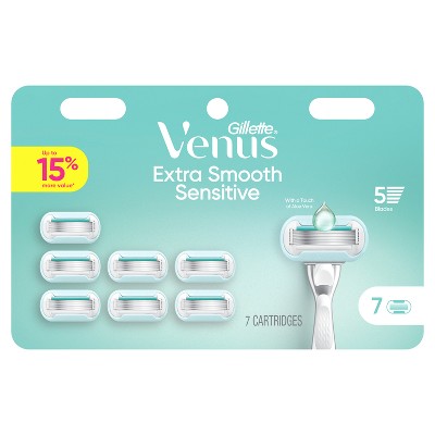Venus Extra Smooth Sensitive Women's Razor Blade Refills 7ct