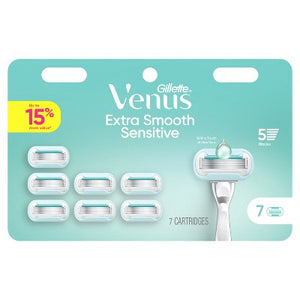 Venus Extra Smooth Sensitive Women's Razor Blade Refills 7ct