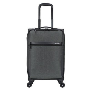 Skyline 24" Medium Checked Softside Luggage Spinner Suitcase Zip Closure