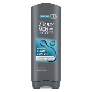 Dove Men+Care Clean Comfort Hydrating Body & Face Wash 18 fl oz