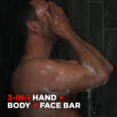 Dove Men+Care 3-in-1 Deep Clean Hand & Body + Face + Exfoliation Bar Soap 3.75oz 8pk - New