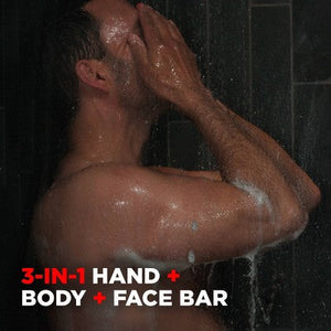 Dove Men+Care 3-in-1 Deep Clean Hand & Body + Face + Exfoliation Bar Soap 3.75oz 8pk - New