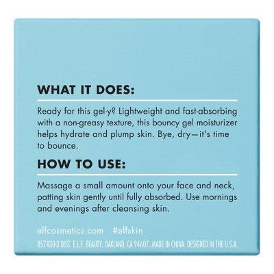 e.l.f. SKIN Holy Hydration! Gel-Yeah Face Moisturizer 1.7fl oz - Imperfect Box