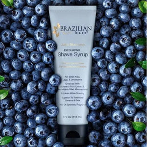 Brazilian Bare Blueberry Exfoliating Shave Syrup 4oz