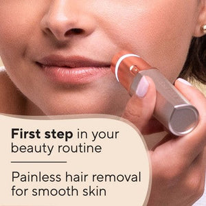 Finishing Touch Flawless Facial Hair Remover Electric Razor for Women Coral