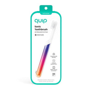 Quip Sonic Electric Metal Toothbrush and Travel Case Sunset - Imperfect Box