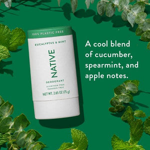 Native Solid Deodorant for Men and Women in Plastic-Free Packaging