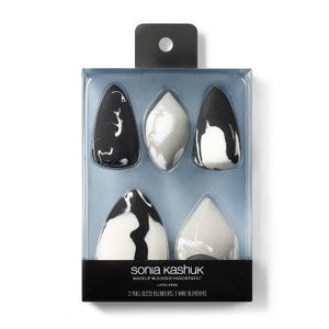 Sonia Kashuk Multisize Latex-Free Makeup Blender Sponge Marble 5pk - New