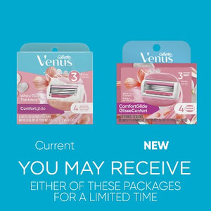 Venus Comfortglide White Tea Women's Razor Blade Refills 4ct