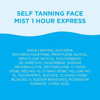 Bondi Sands 1 Hour Express Fragrance Free Self-Tanning Face Mist 2.36 fl oz