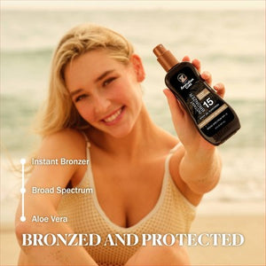 Australian Gold SPF 15 Spray Gel with Bronzer & Soothing Aloe 2ct/16 fl oz