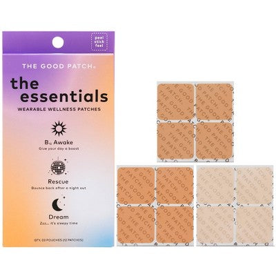 The Essentials Plant-Based Vegan Wellness Patch 12ct