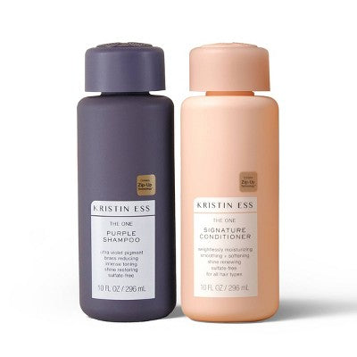 Kristin-Ess-Color-Safe-Purple-Shampoo-+-Signature-Conditioner-Set-20-fl-oz-New-Shampoo-&-Conditioner-Sets