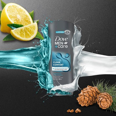 Dove Men+Care Clean Comfort Hydrating Body & Face Wash 18 fl oz