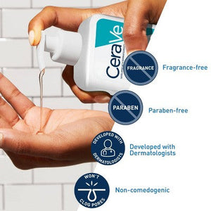 CeraVe Acne Face Cleanser 2% Salicylic Acid; Purifying Clay Oily Skin 16 fl oz - Imperfect Container