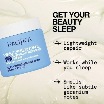 Pacifica Wake Up Beautiful Overnight Retinol Cream 1.7 fl oz - Missing Box