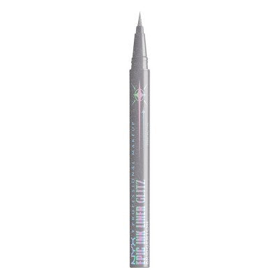 NYX Professional Makeup Bridgerton Royal Epic Ink Glitz Waterproof Metallic Eyeliner Glitzed In Silver 0.03 fl oz - Imperfect Box
