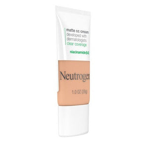 Neutrogena Clear Coverage Flawless Matte Color Correcting Cream, Full-Coverage 4.0 Sand