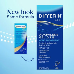 Differin Retinoid Acne Treatment Adapalene Gel 0.1% 45g