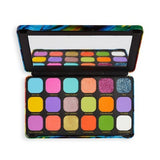 Makeup Revolution Forever Flawless Eyeshadow Palette Bird of Paradise 0.54oz - Imperfect Box