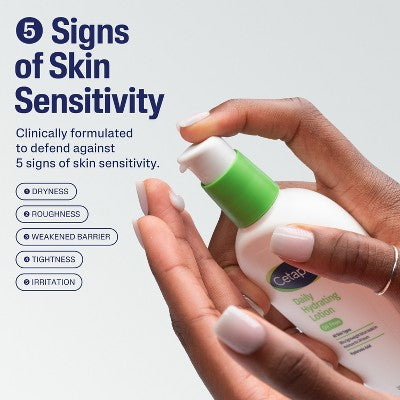 Cetaphil Hydrating Oil-Free Face Lotion Moisturizer with Hyaluronic Acid 3 fl oz - Imperfect Box