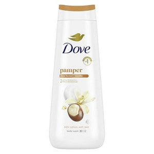 Dove Pamper Body Wash Shea Butter & Vanilla 24hr Lotion 20 fl oz