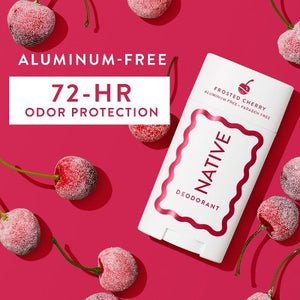 Native Holiday Limited Edition Deodorant Frosted Cherry 2.65oz - Imperfect Container