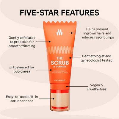 Meridian The Scrub Pre-Trim Exfoliator 6.0 oz - New