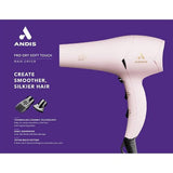 Andis Soft Touch Pro Dry Tourmaline Ionic Dryer Pink 1875 Watts - Imperfect Box