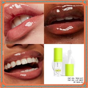 NYX Professional Makeup Fat Oil Lip Drip Holiday Trio Lip Gloss 3 pc - Missing Box