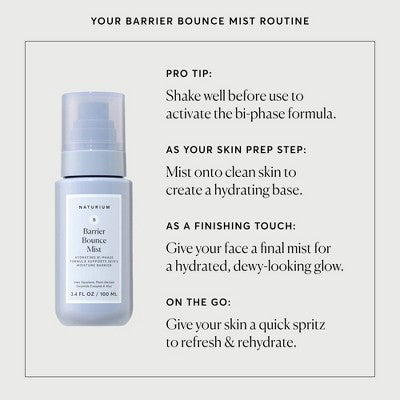 Naturium Barrier Bounce Bi-Phase Hydrating Mist 3.4 fl oz - Missing Lid