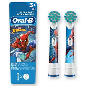 Oral-B-Marvel's-Spider-Man-Kids-Extra-Soft-Replacement-Brush-Heads-2ct-Toothbrush-Replacement-Heads