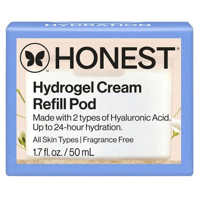 Honest Beauty Hydrogel Cream Refill with Hyaluronic Acid 1.7 fl oz - Imperfect Box