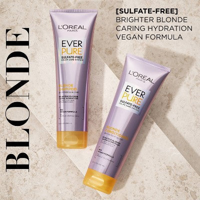 L'Oreal Paris EverPure Sulfate Free Blonde Shampoo 8.5 fl oz