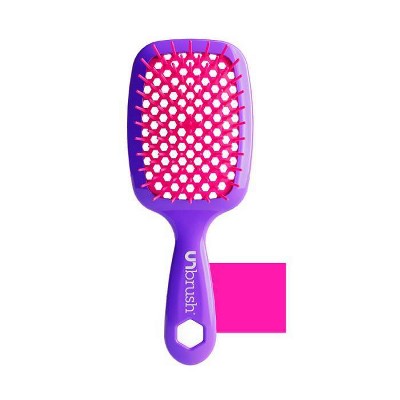 UNbrush Detangler Hair Brush Neon Purple