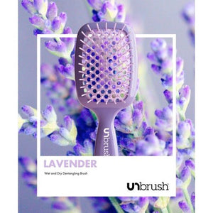 UNbrush Detangler Hair Brush Lavender Dark Purple