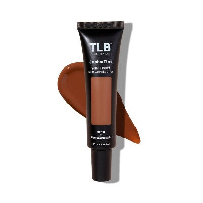 The Lip Bar Just a Tint 3-in-1 Tinted Skin Conditioner SPF 11 Mahogany Mami 1 fl oz - New