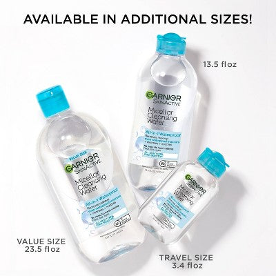 Garnier SkinActive Micellar Cleansing Water Unscented 23.7 fl oz - New