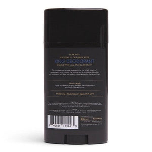 Play Pits King Natural Solid Deodorant 2.65oz - New