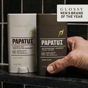 Papatui Triple Action Complex Men's Solid Antiperspirant Cedar Sport 2.6oz